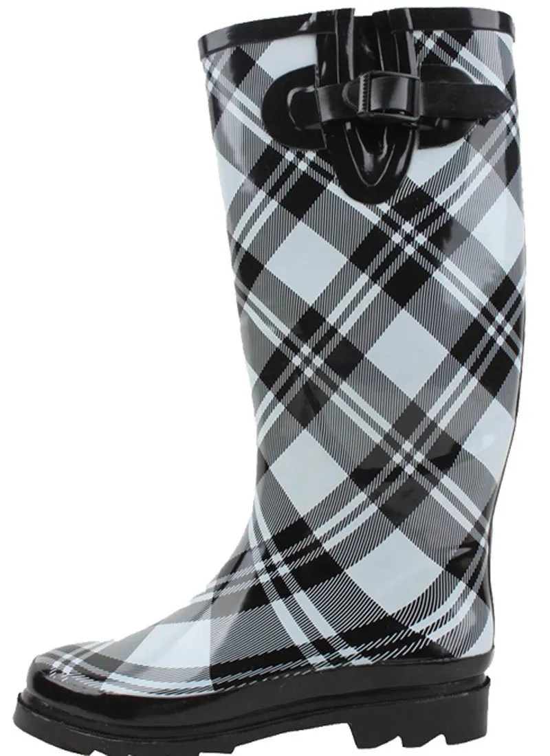 Sunville Brand Women's Rubber Rain Boots