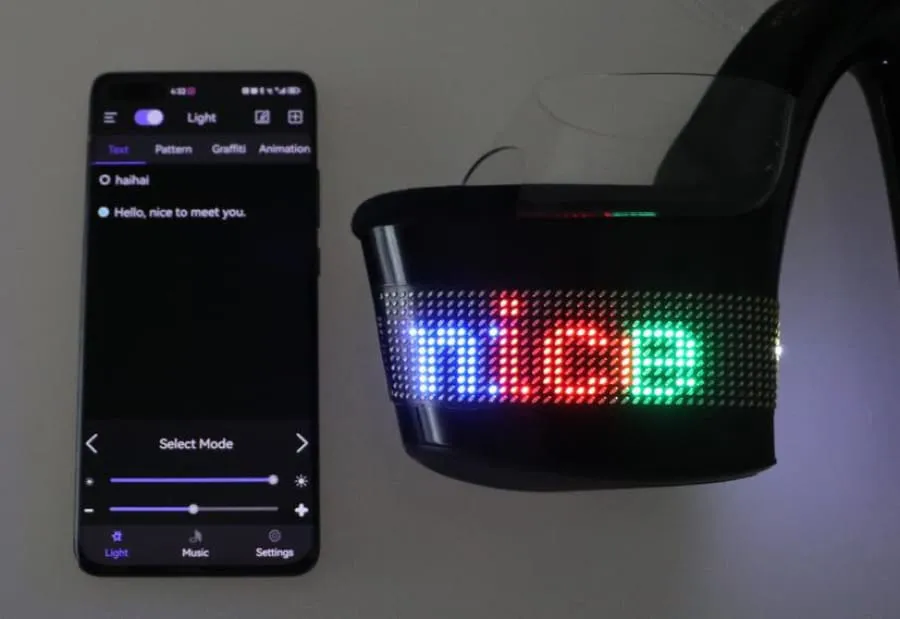 Thigh-high Patent High Heel Boots with Unique Led Display