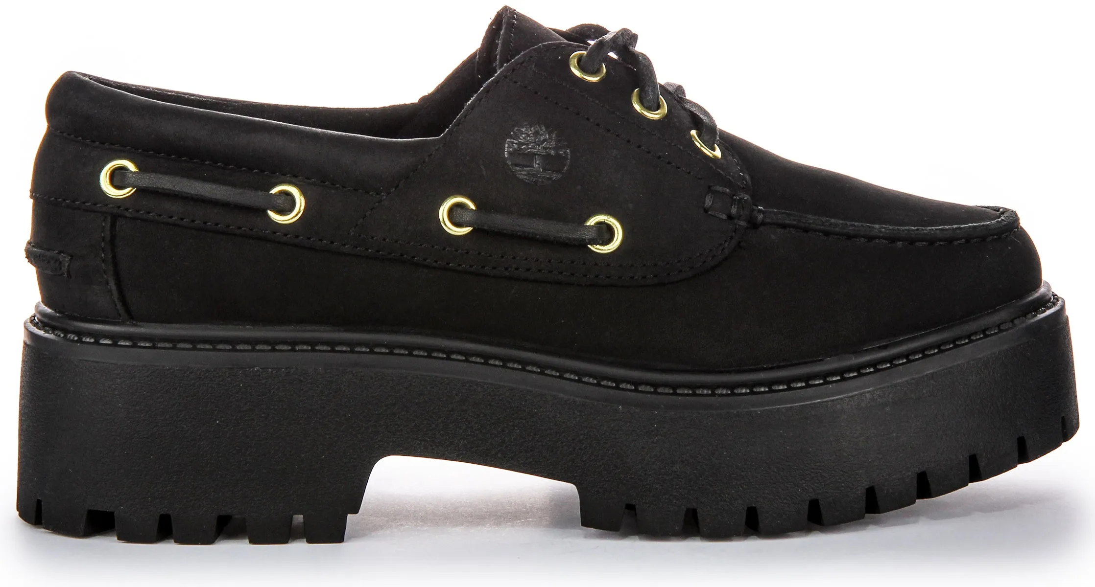 Timberland Stone Street Boat Shoe A6Ave In Black For Women