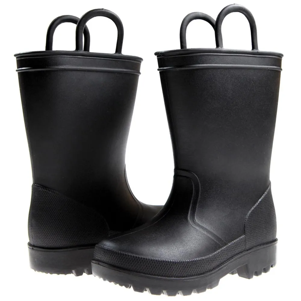 Toddler Boys Matte Rain Boots