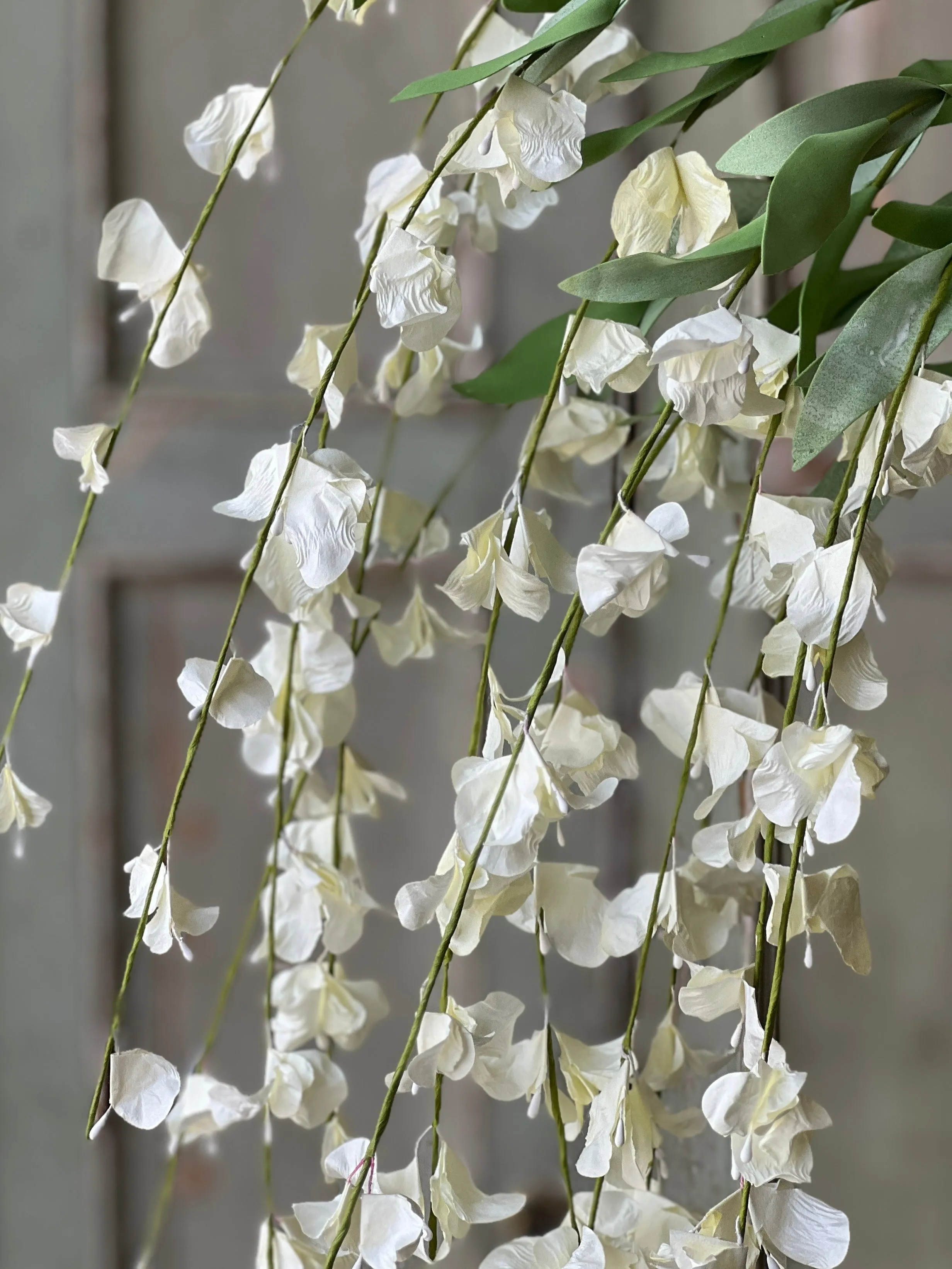 Torrent Blooms Spray | 47" | Cream | NOT CURRENTLY IN STOCK-New For Spring 2025!