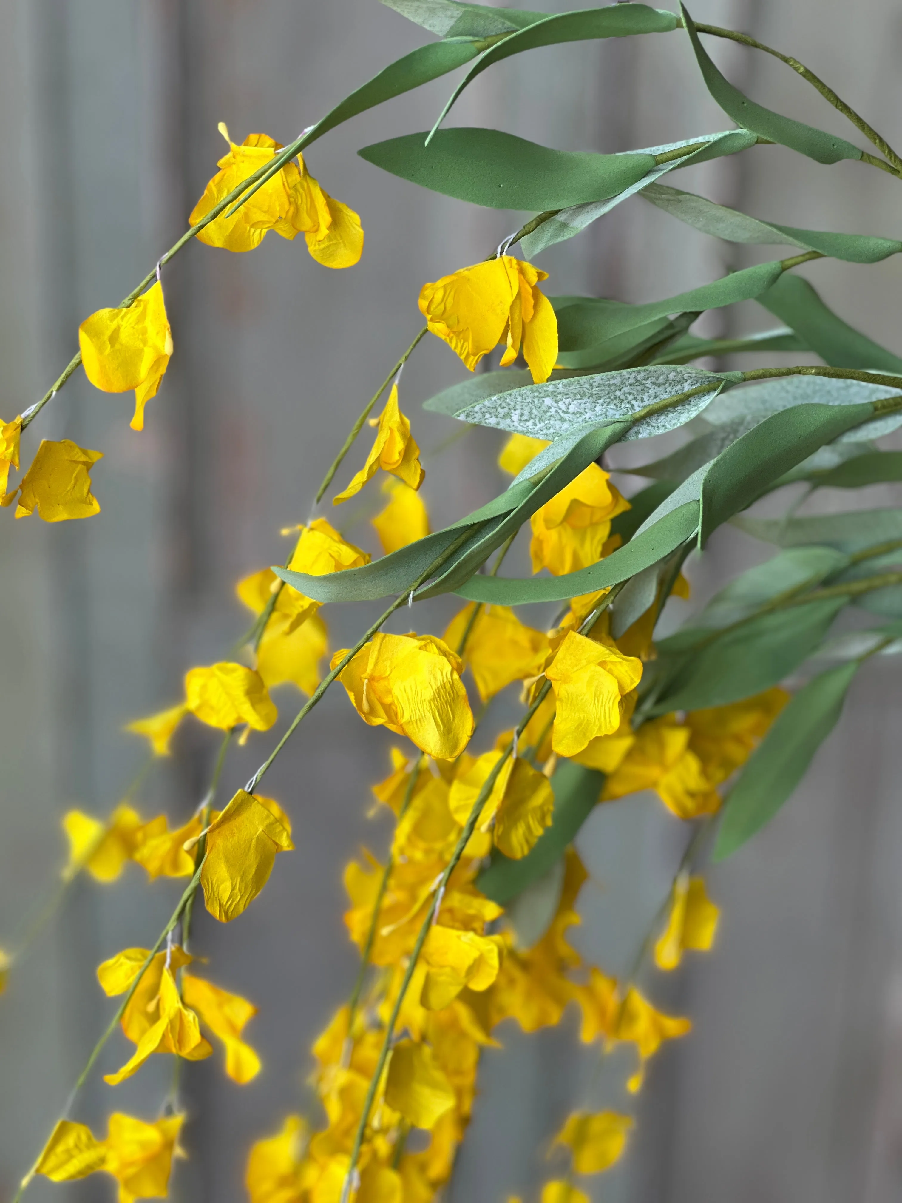 Torrent Blooms Spray | 47" | Yellow | NOT CURRENTLY IN STOCK-New For Spring 2025!