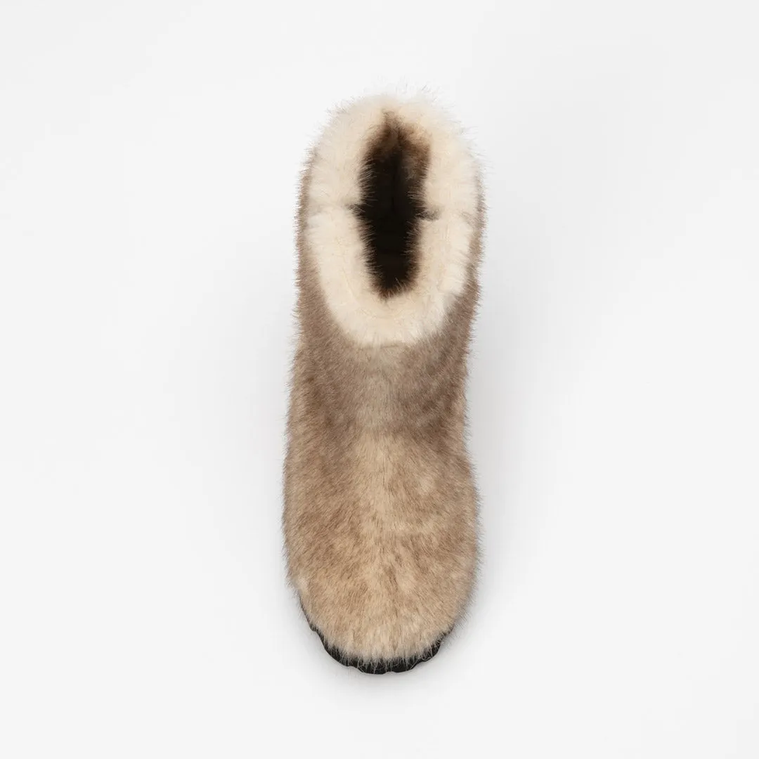 TULIN - faux fur ankle boots