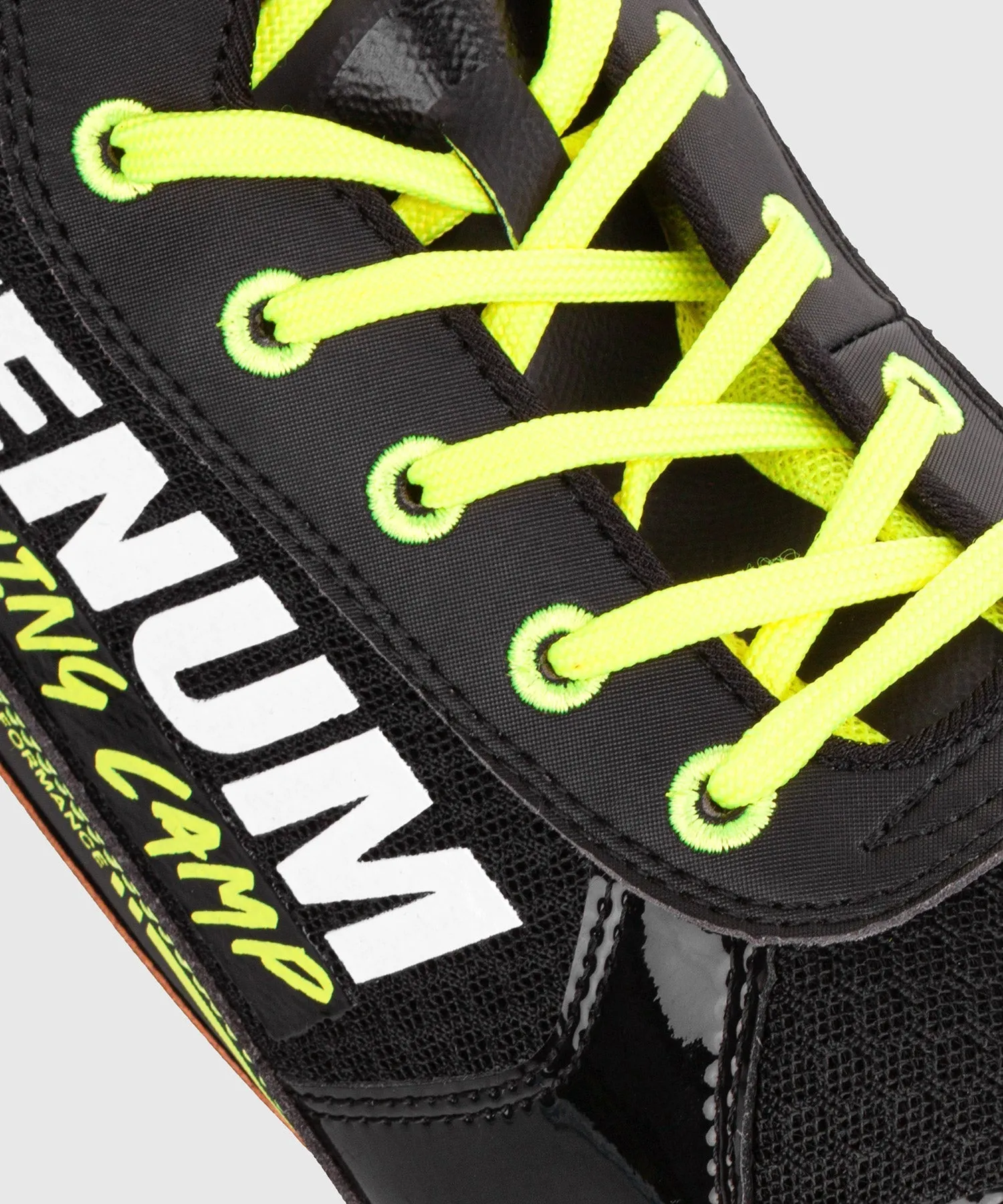 Venum Giant Low VTC 2 Edition Boxing Shoes - Black/Neo Yellow