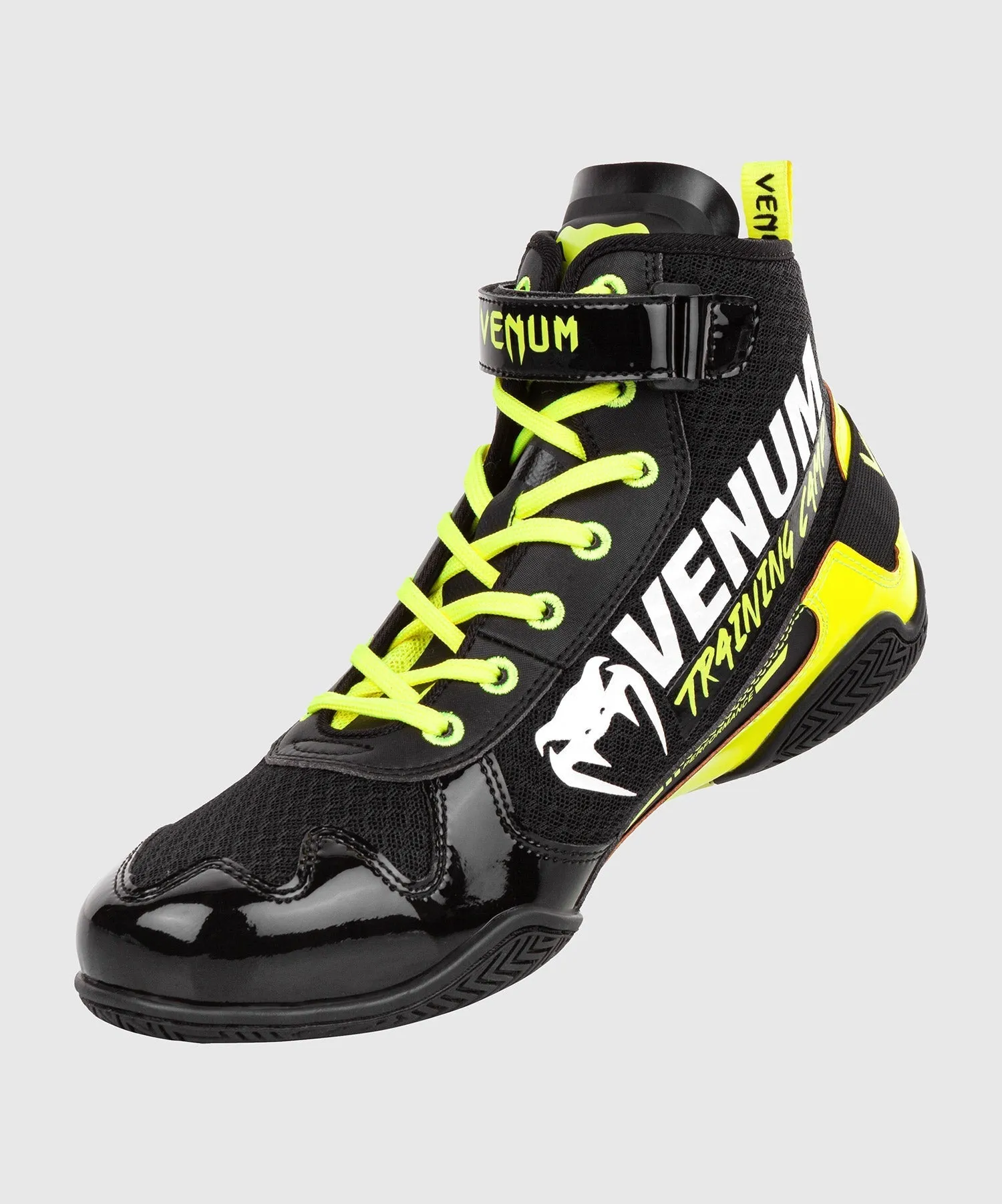 Venum Giant Low VTC 2 Edition Boxing Shoes - Black/Neo Yellow