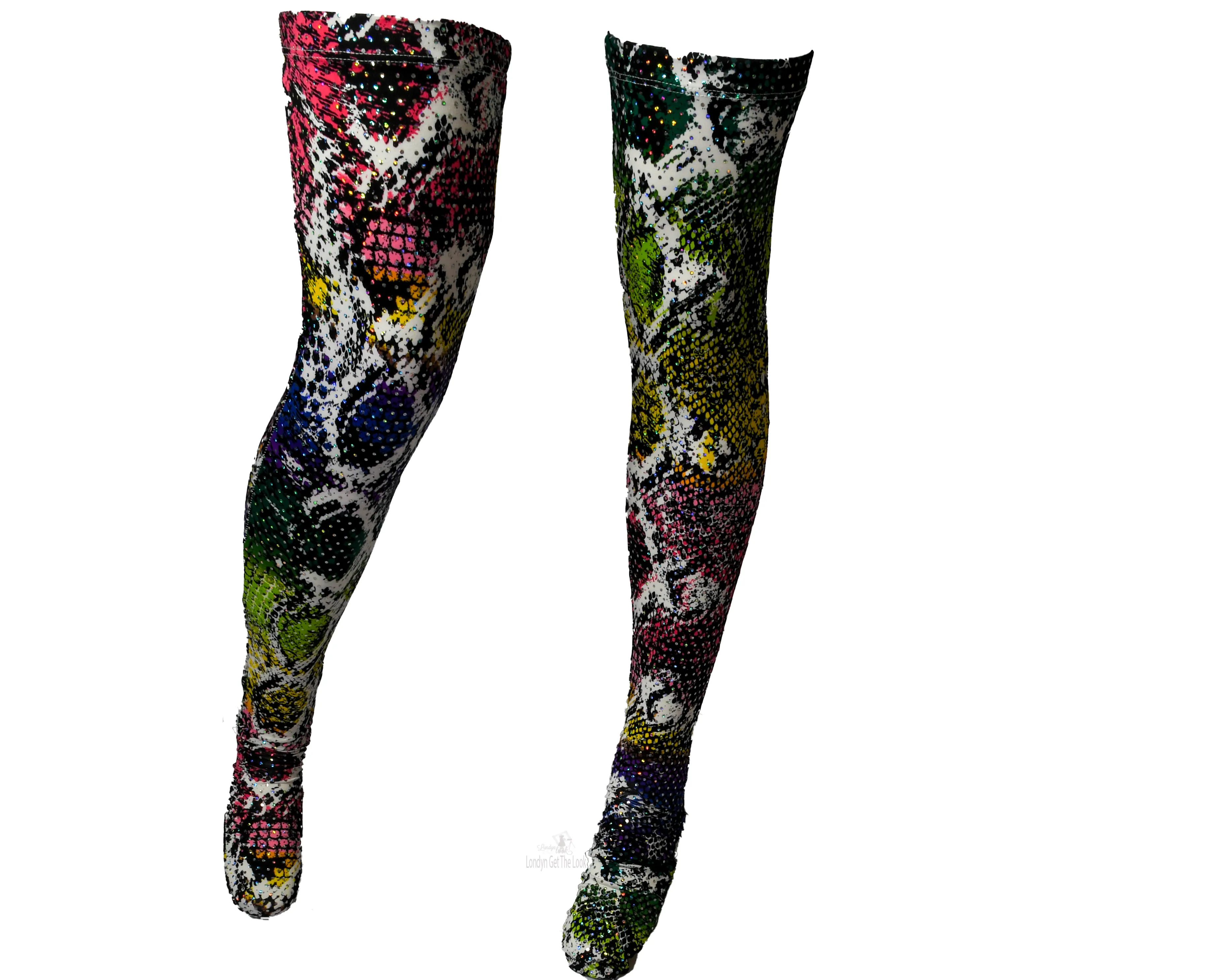 Walk Like A Champion Bodycon Mini Dress & Thigh High Socks Set
