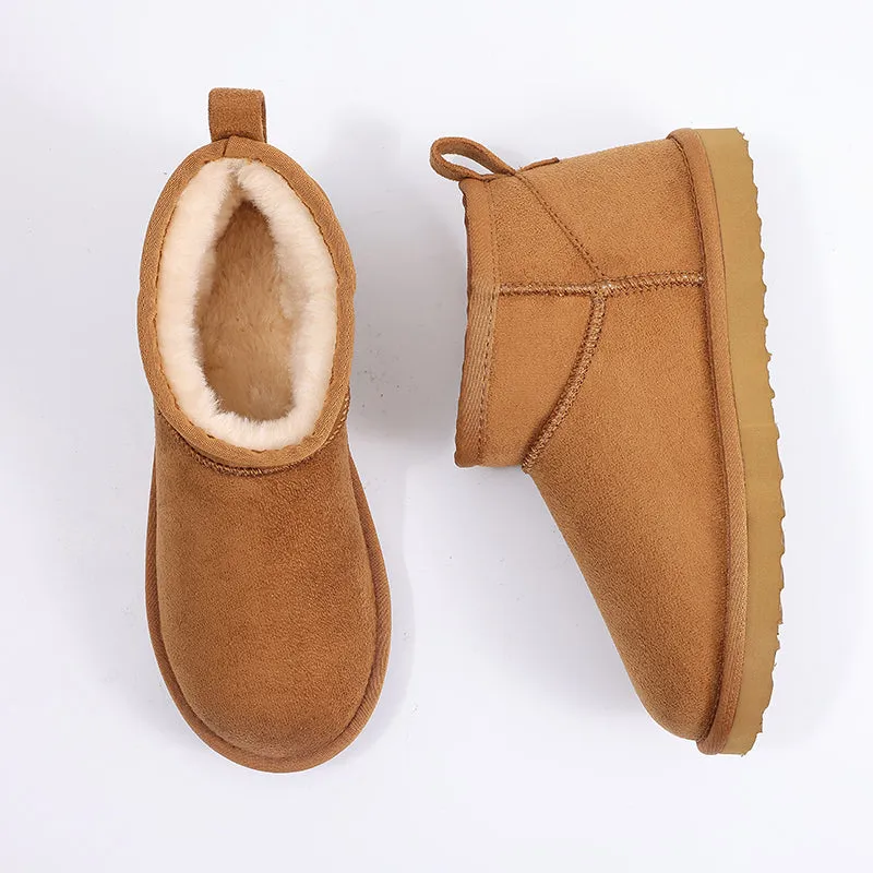 Warm Fuzzy Snow Boots for Winter