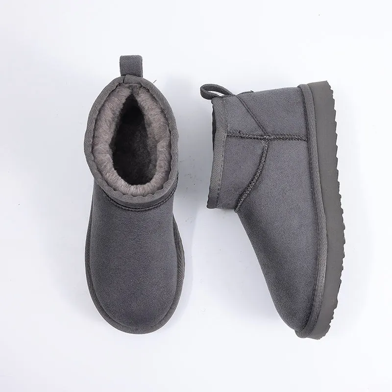 Warm Fuzzy Snow Boots for Winter