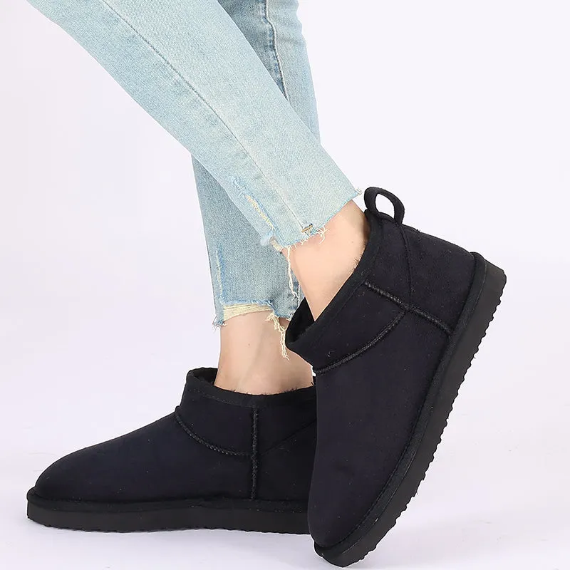 Warm Fuzzy Snow Boots for Winter