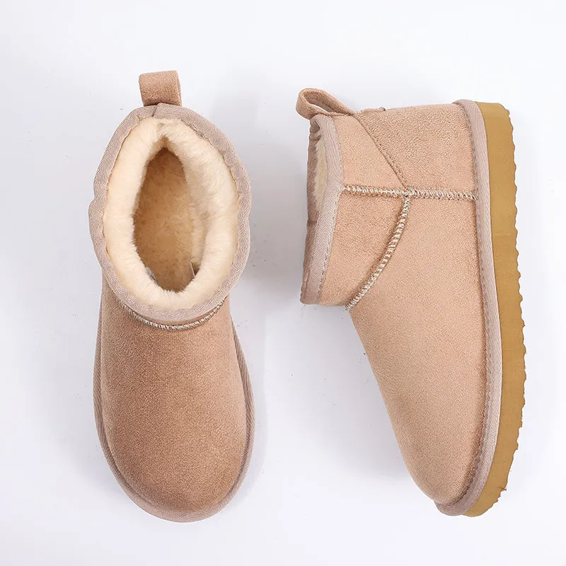 Warm Fuzzy Snow Boots for Winter