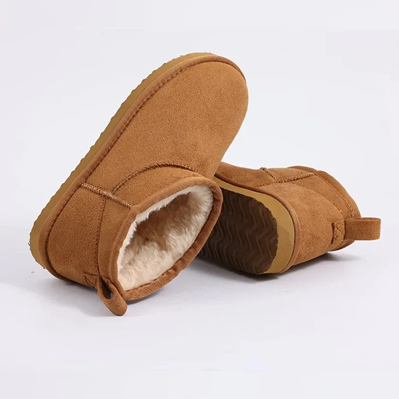 Warm Fuzzy Snow Boots for Winter