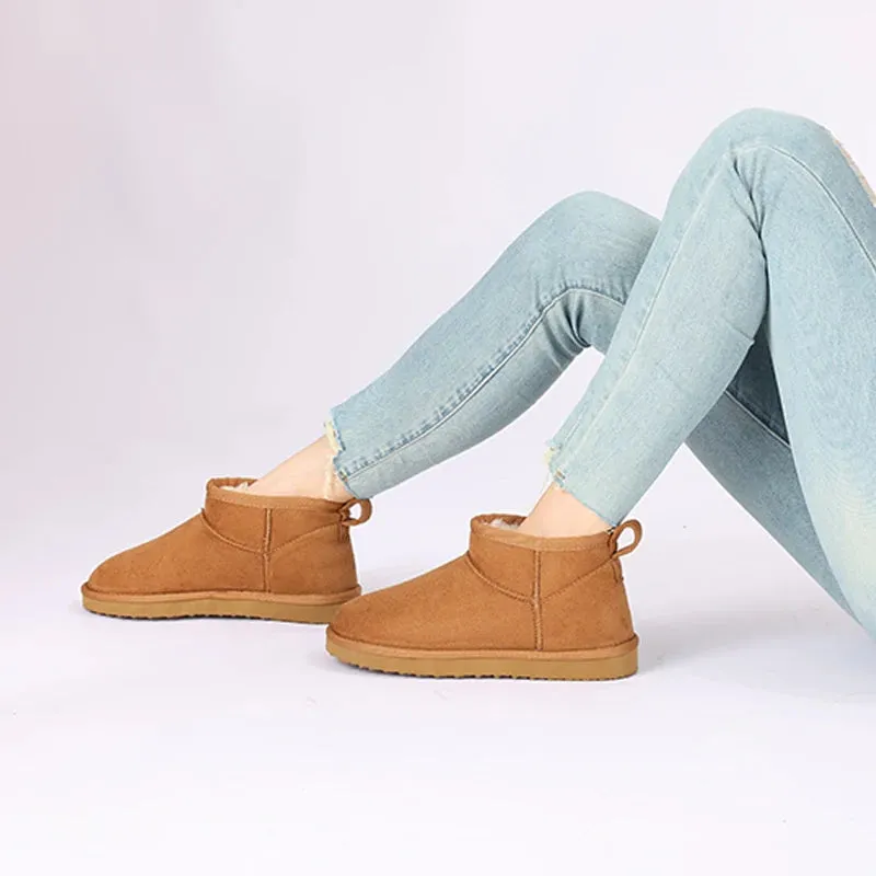 Warm Fuzzy Snow Boots for Winter