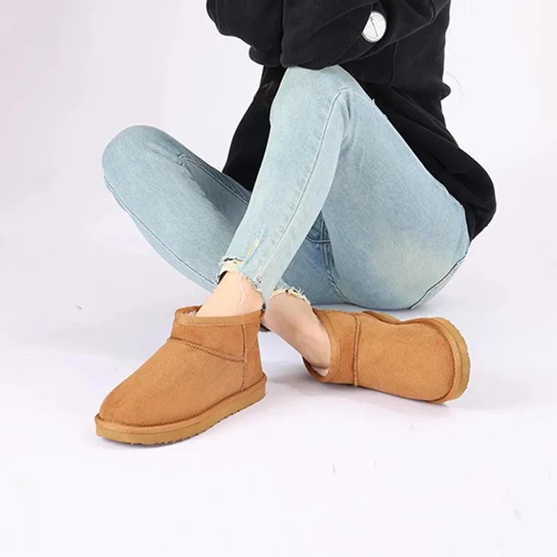 Warm Fuzzy Snow Boots for Winter