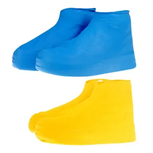 Waterprof Shoes Antiskid Reusable Raincoat Set Rain Coat Shoe Boots Cover Slip-resistant Shoes Accessories Promotion