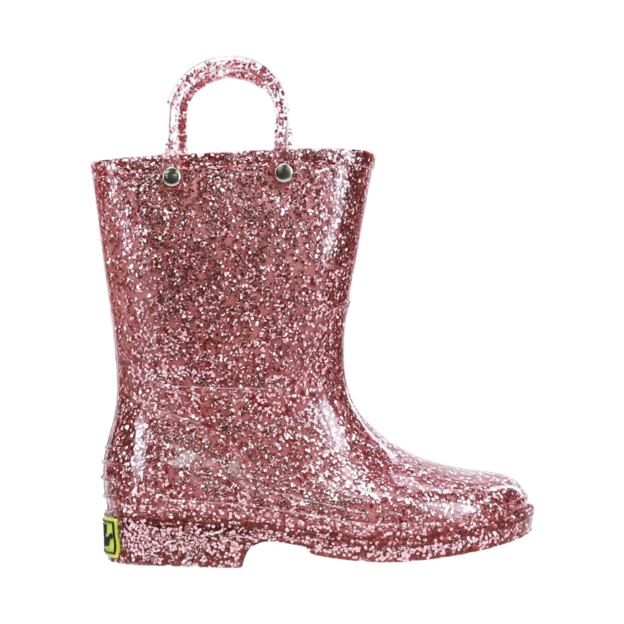 Western Chief Kids' Glitter Rain Boot - Rose Gold