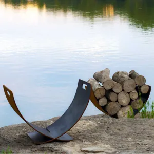 Wings of Flight Fire Wood Holder