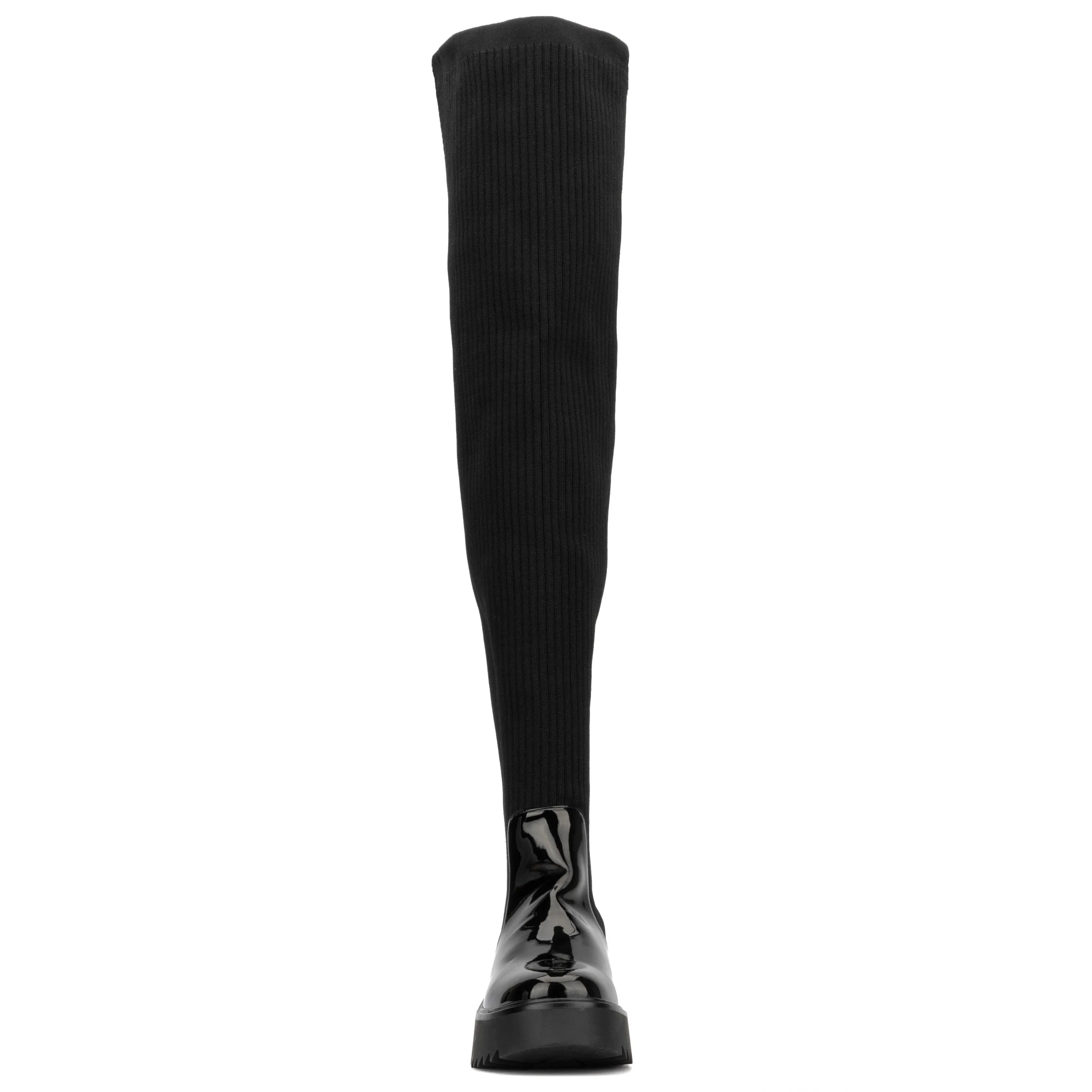 Women's Odelia - Lug Sole - Wide Width Thigh High Boots