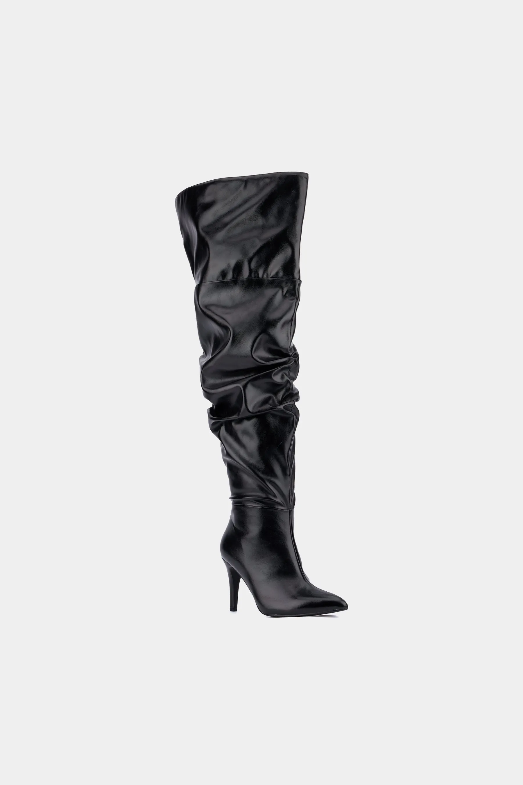 Women's Sana Scrunched Thigh High - Wide Width Thigh High Boots