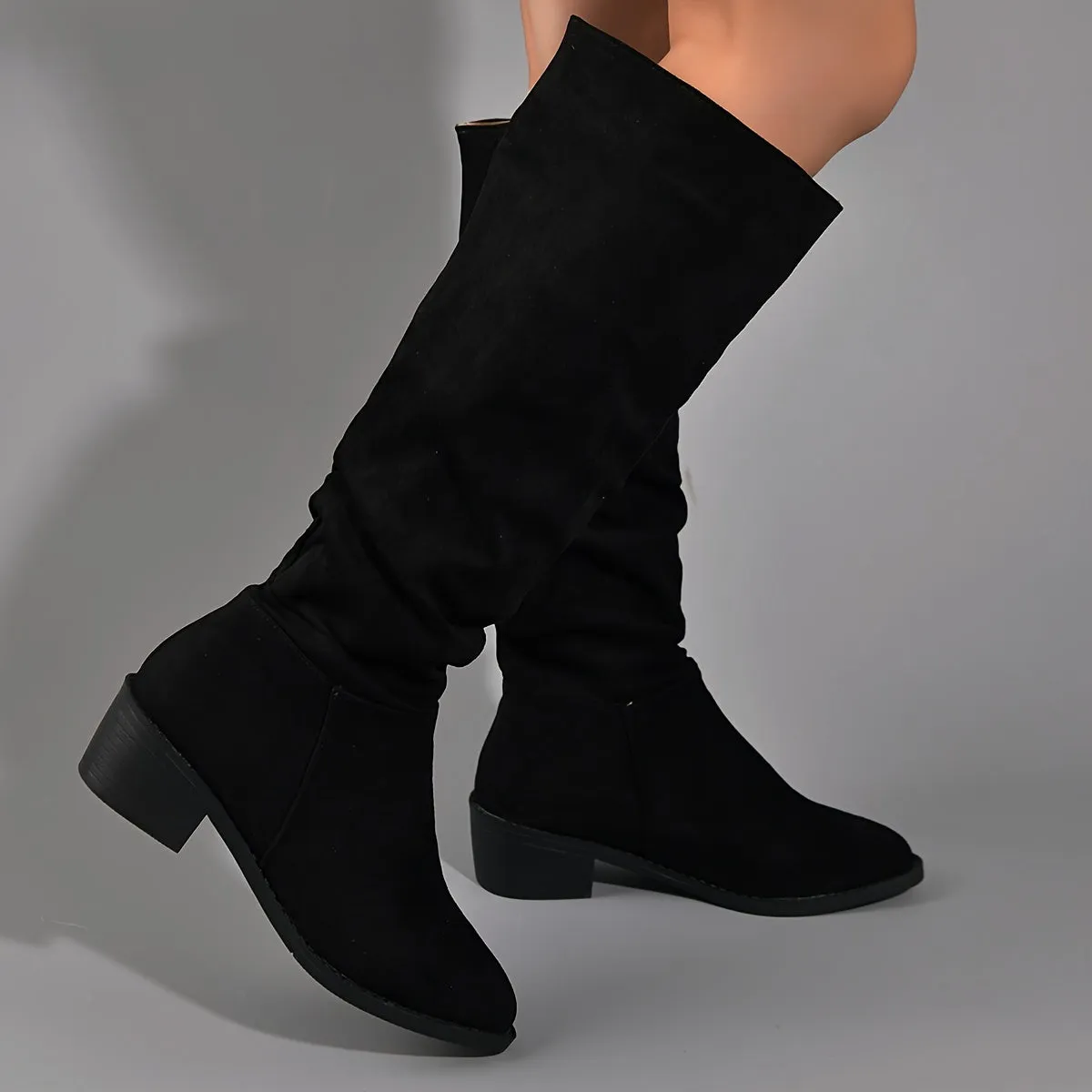 Women's Thigh High Boots | Stylish Chunky Heel ☑️