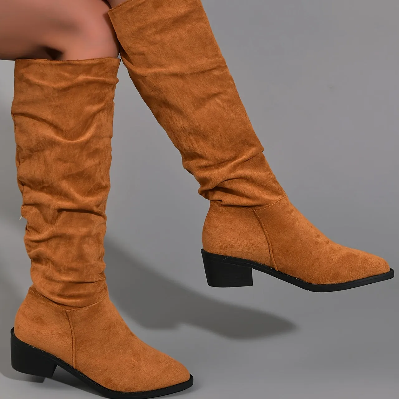 Women's Thigh High Boots | Stylish Chunky Heel ☑️