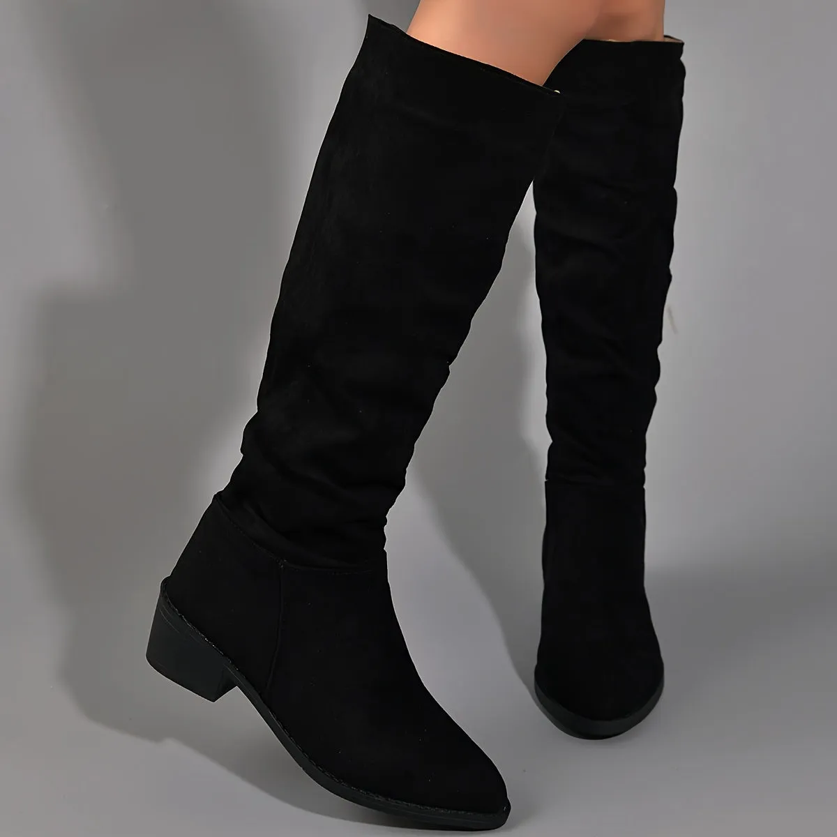 Women's Thigh High Boots | Stylish Chunky Heel ☑️