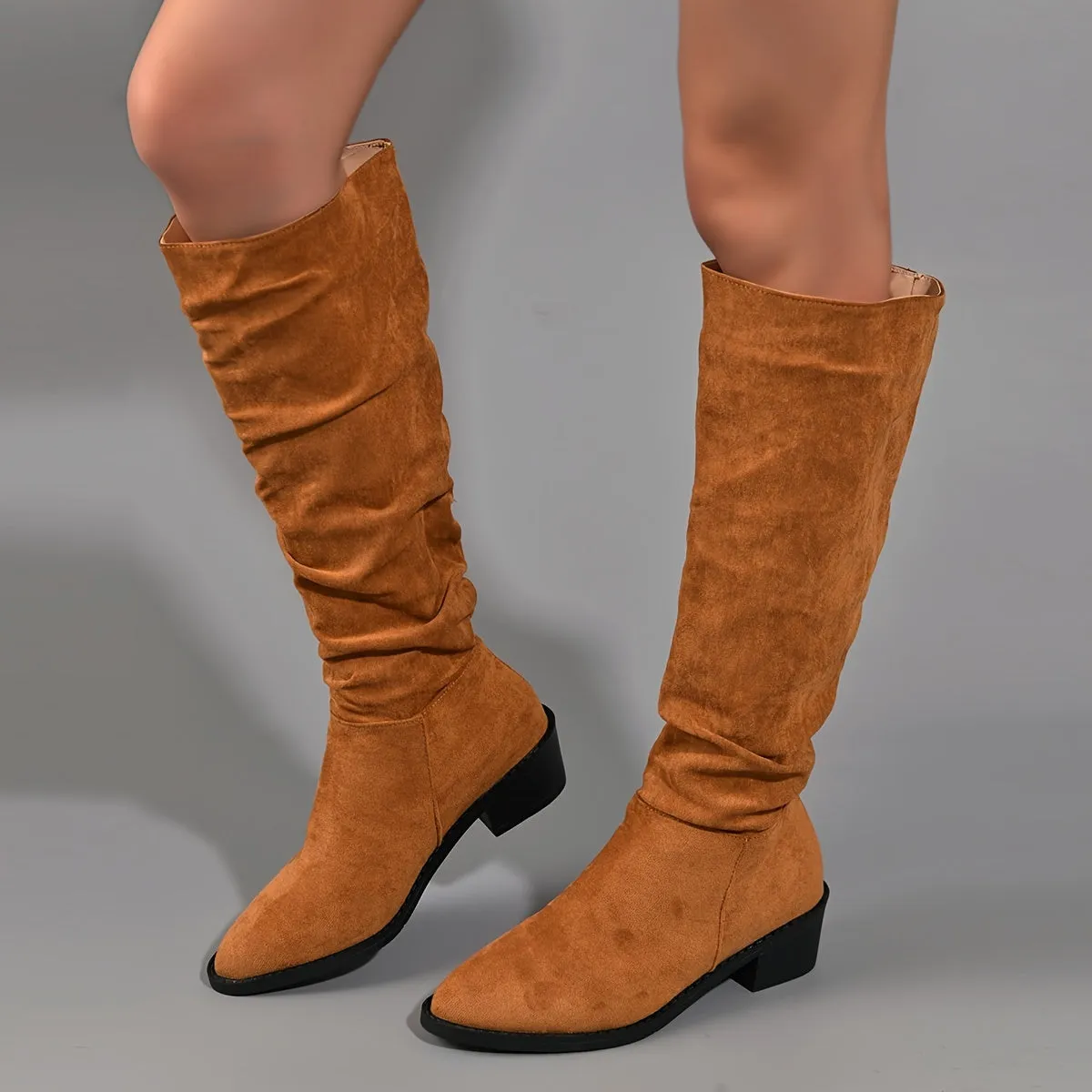 Women's Thigh High Boots | Stylish Chunky Heel ☑️