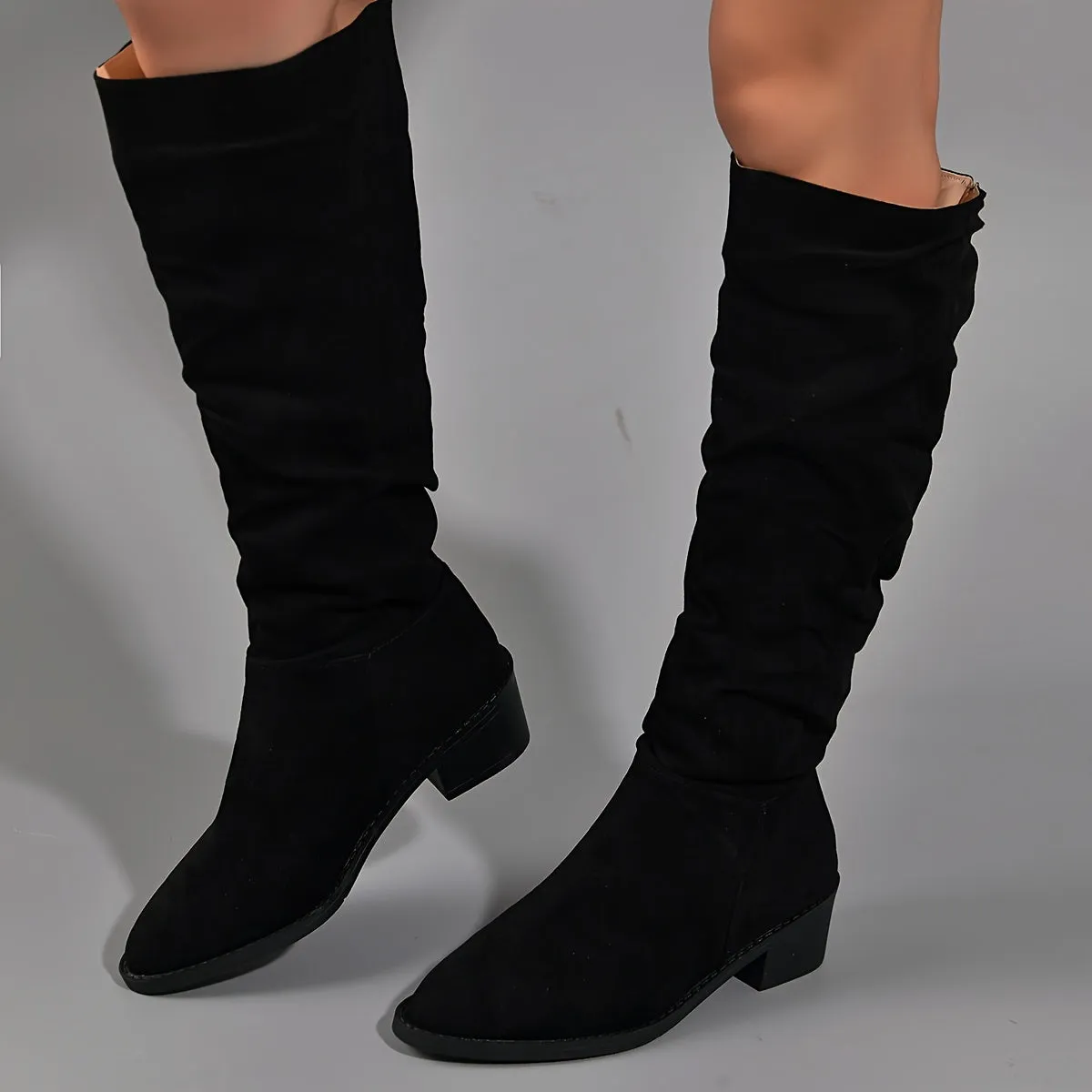 Women's Thigh High Boots | Stylish Chunky Heel ☑️