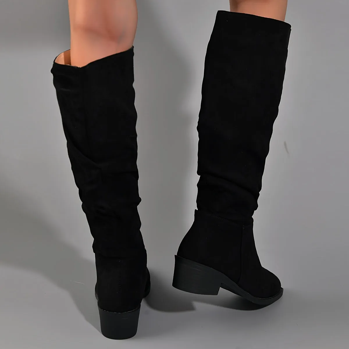 Women's Thigh High Boots | Stylish Chunky Heel ☑️