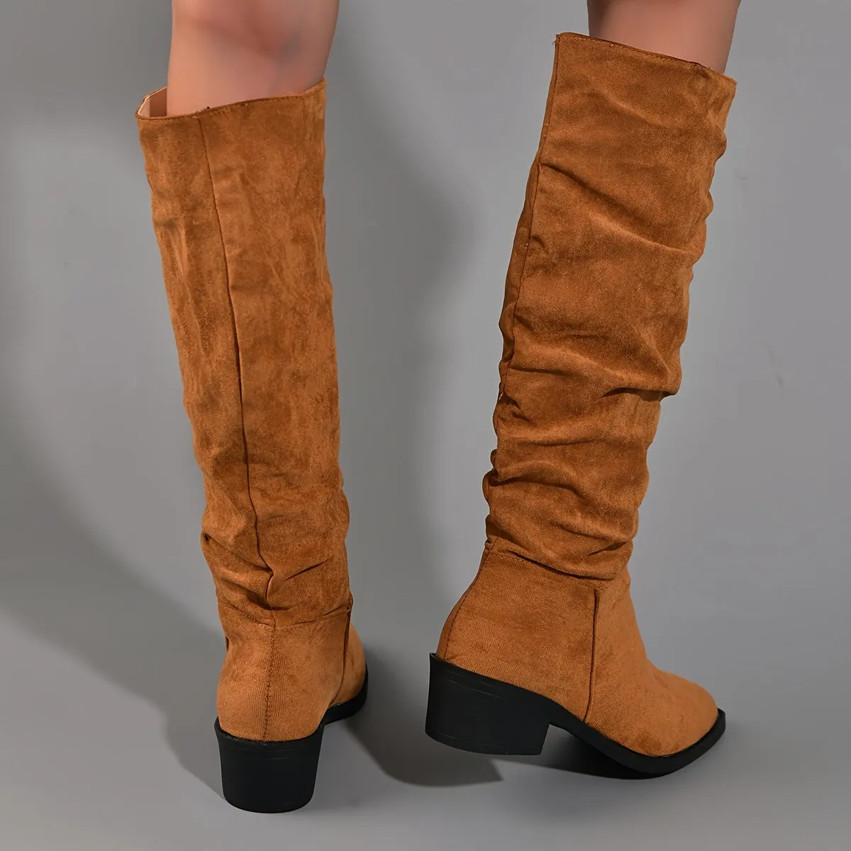 Women's Thigh High Boots | Stylish Chunky Heel ☑️