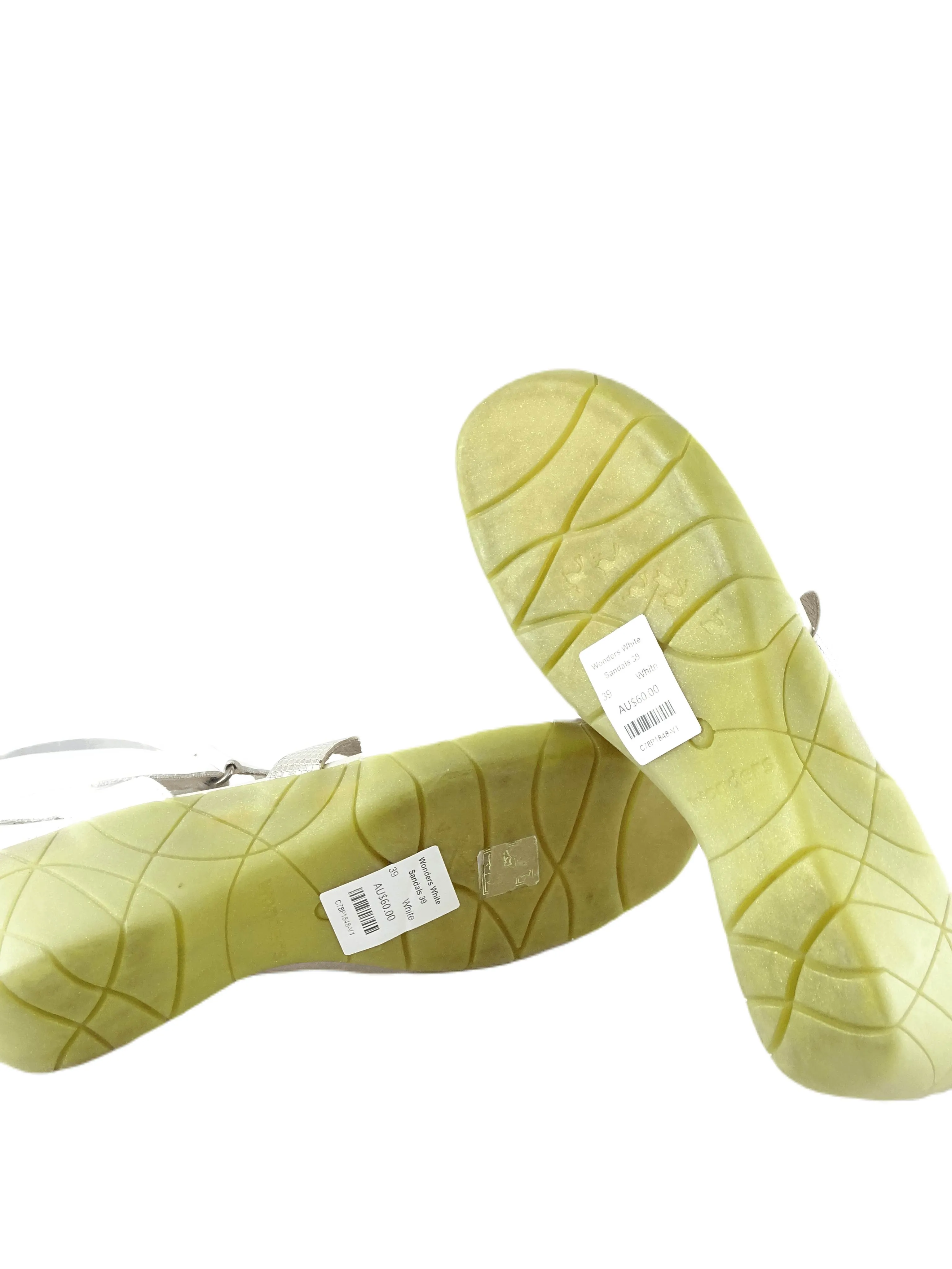 Wonders White Sandals 39