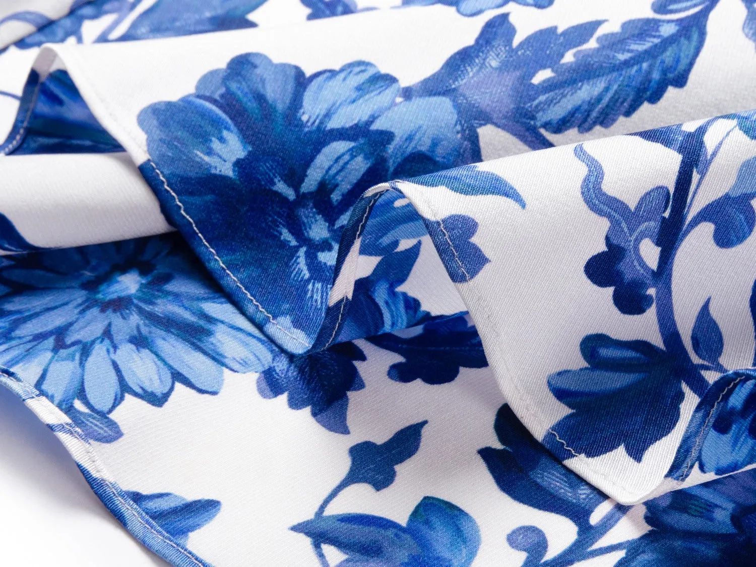 YAYING Mulberry Silk Floral Print Dress