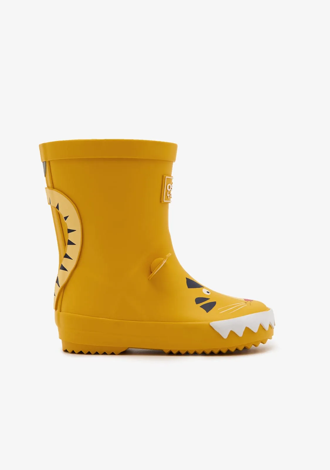 Yellow Tiger Rain Boots